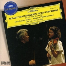 Mozart: Violin Concerto Nos.3 K.216 & 5 K.219 - de Anne-sophie Mutter, Berliner Philharmoniker, Herbert Von Karajan
