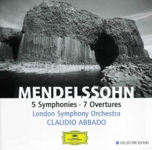Mendelssohn: 5 Symphonies; 7 Overtures - de London Symphony Orchestra, Claudio Abbado