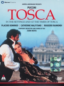 Puccini:Tosca(In the settings and at the times of Tosca) - de Placido Domingo,Catherine Malfitano,Ruggero Raimondi,Symphony Orchestra and Chorus of Rai,Zubin Mehta